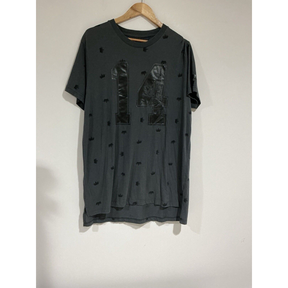 Men’s Brooklyn Calling NYC Large Charcoal Gray “14” Graphic t shirt